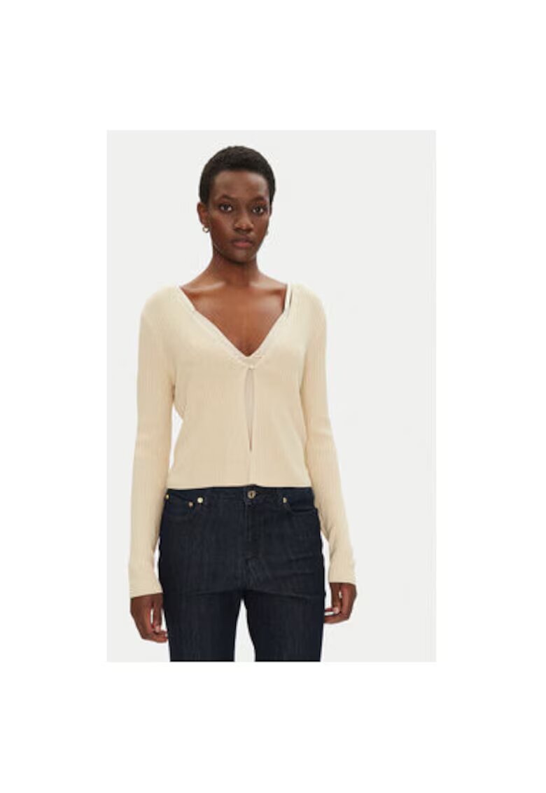 Morgan Bluza dama 241-MIRZI - Viscoza/Poliester - Auriu - Auriu