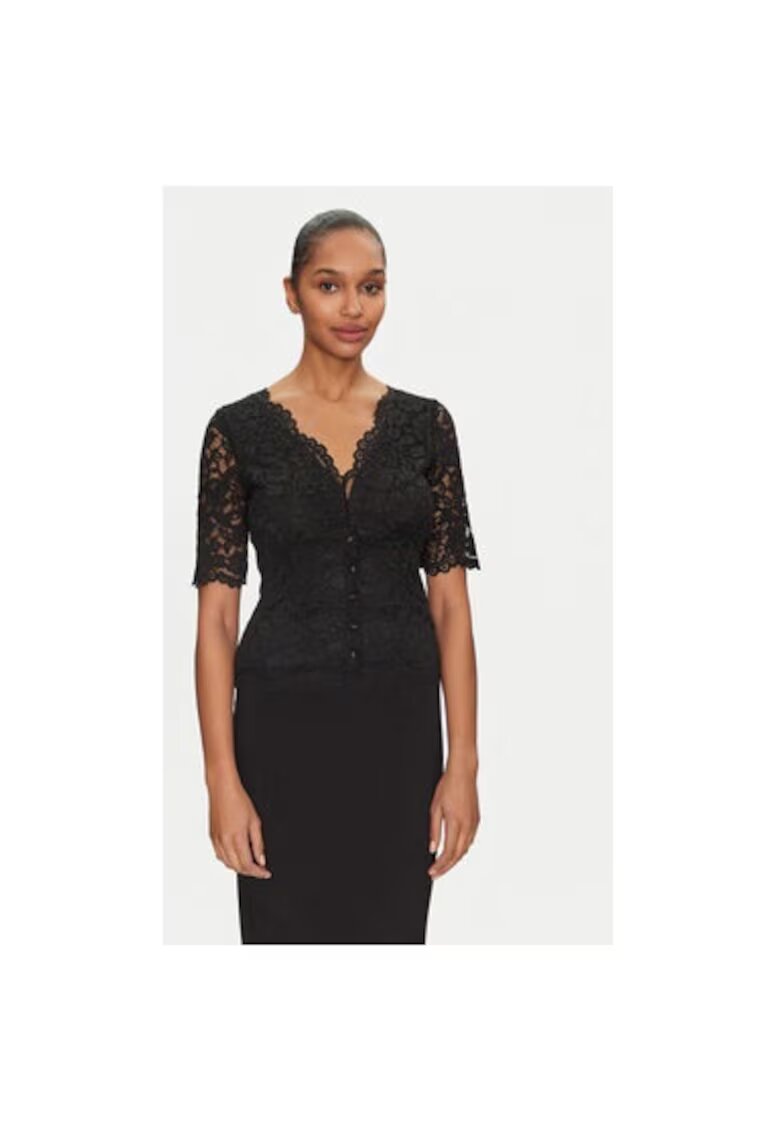 Morgan Bluza dama - 305253576 - Poliamida/Viscoza - Negru - Negru