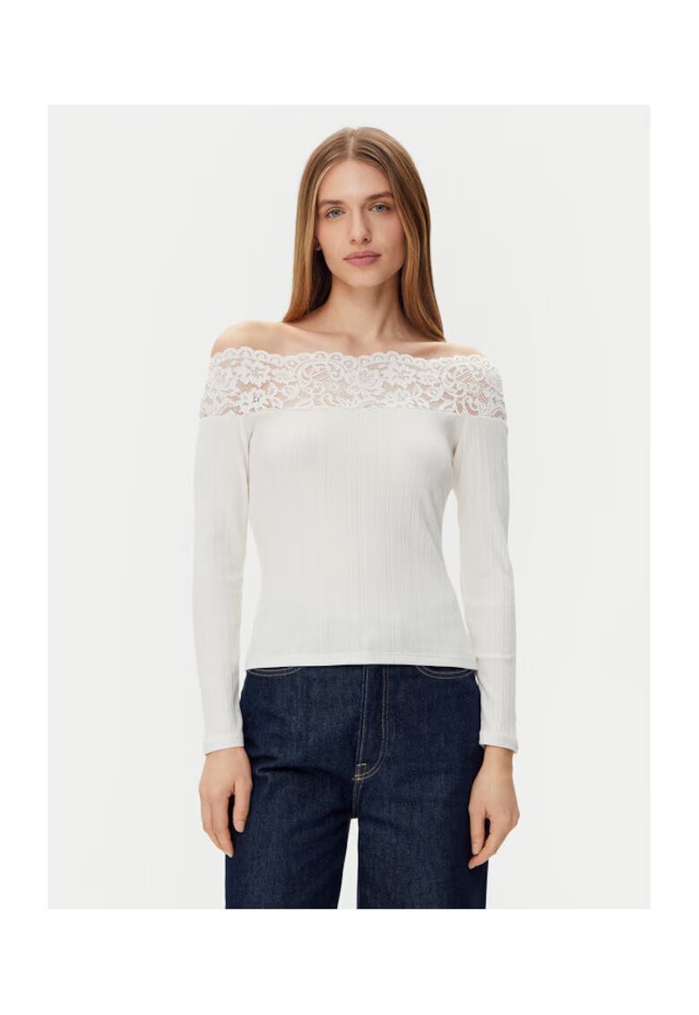 Morgan Bluza dama - 305253590 - Modal/Bumbac/Elastan - Bej - Bej