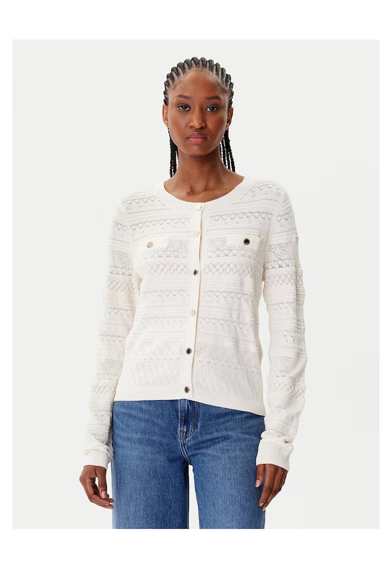 Morgan Cardigan dama bej - pulover tricotat