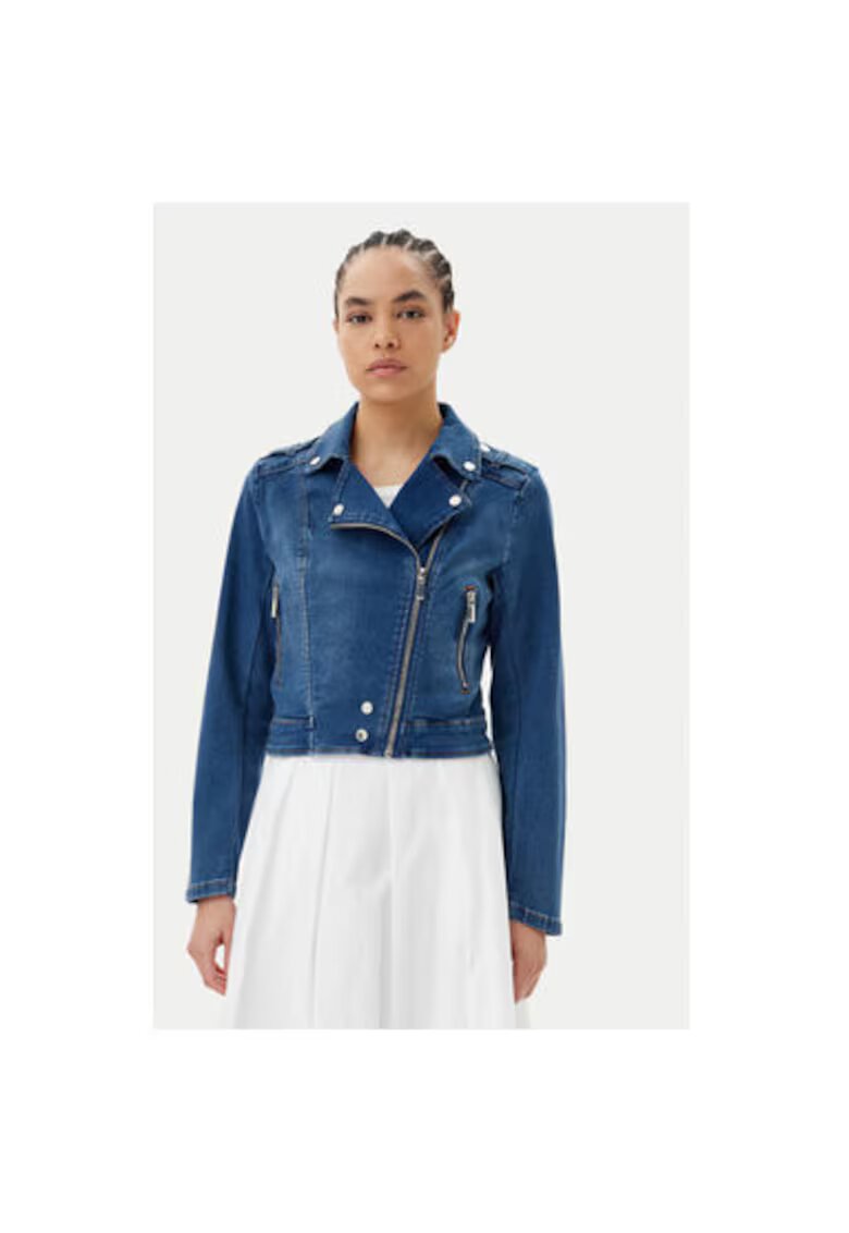 Morgan Jacheta de blugi dama 241-VAMMY - Bumbac/Poliester - Albastru - Albastru