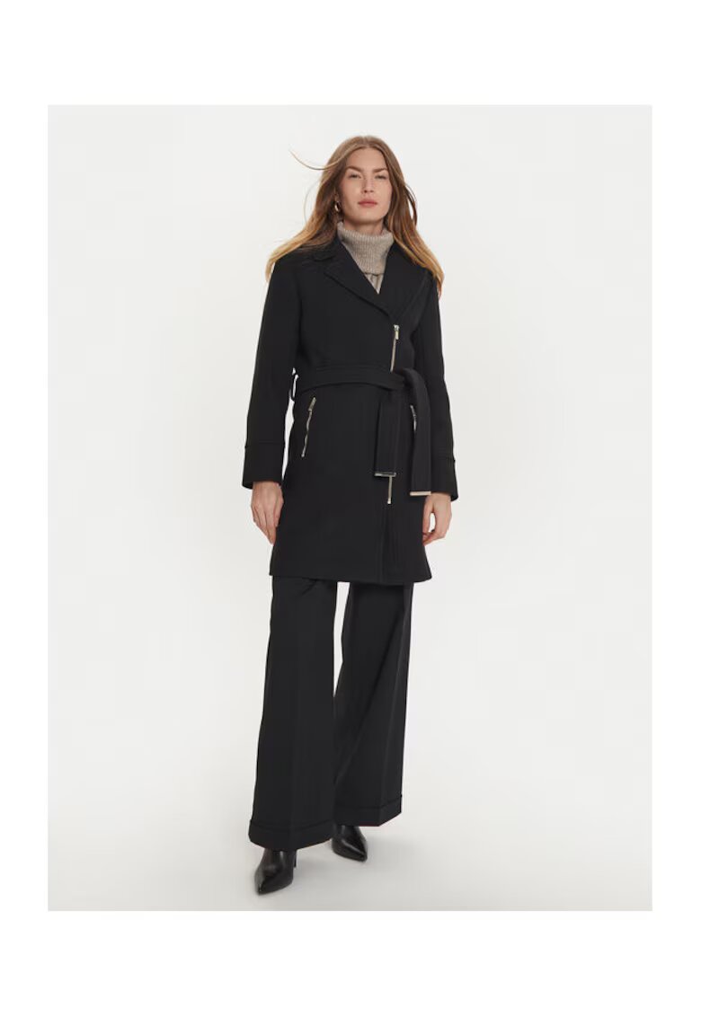 Morgan Palton dama - 304479878 - Lana/Poliester - Negru - Negru
