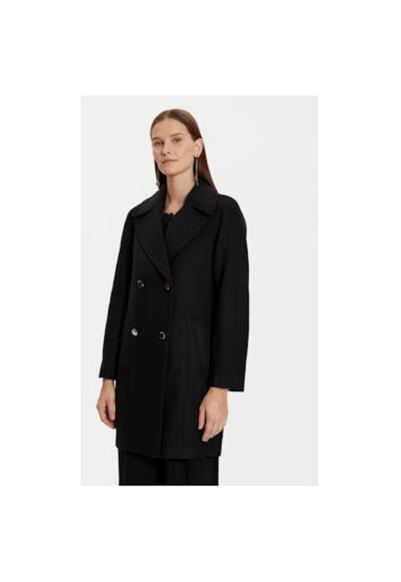 Morgan Palton dama - 304480447 - Lana/Poliester/Acril - Negru - Negru