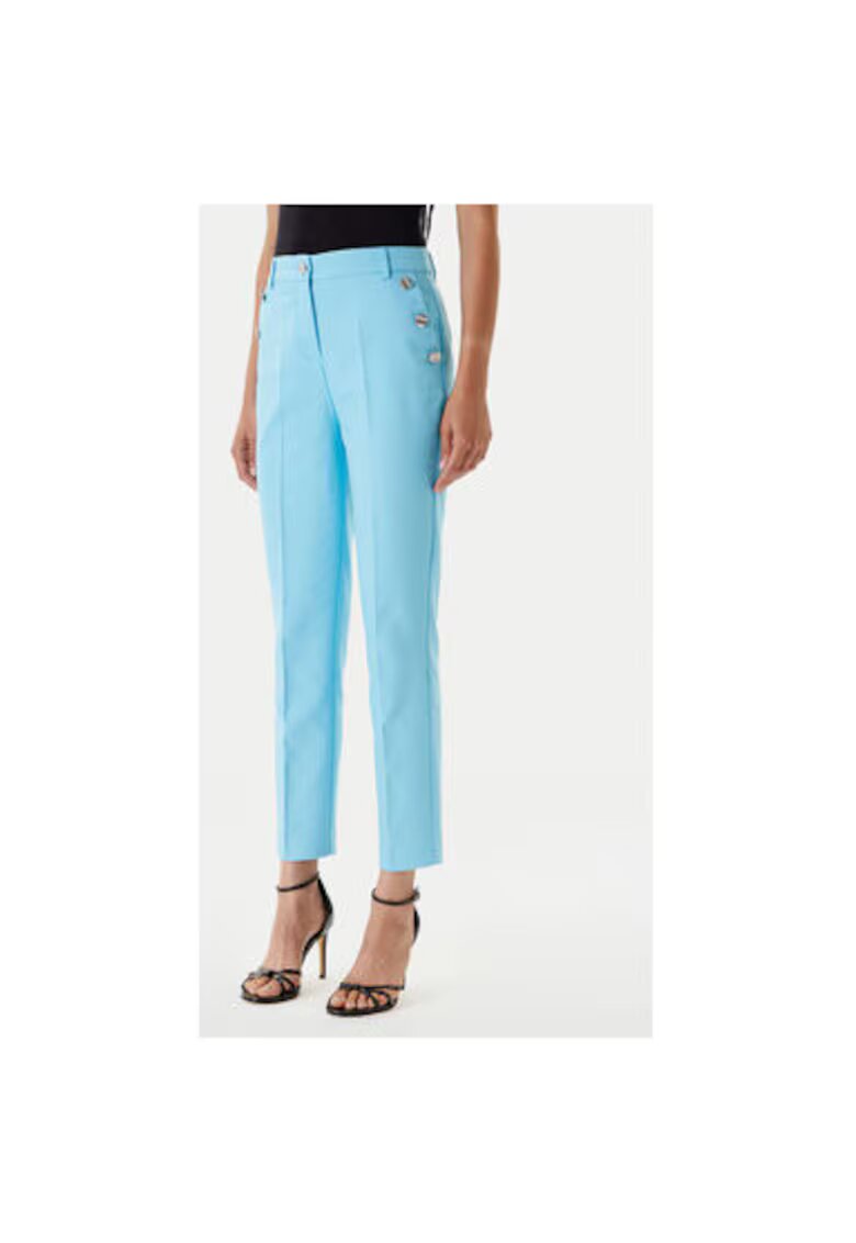 Morgan Pantaloni chino dama 251-PKY.F - Bumbac/Poliester - Turcoaz - Turcoaz