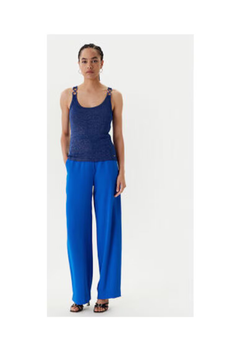 Morgan Pantaloni dama - -242-PBIRD 1018 SAFIR poliester - albastru - Albastru