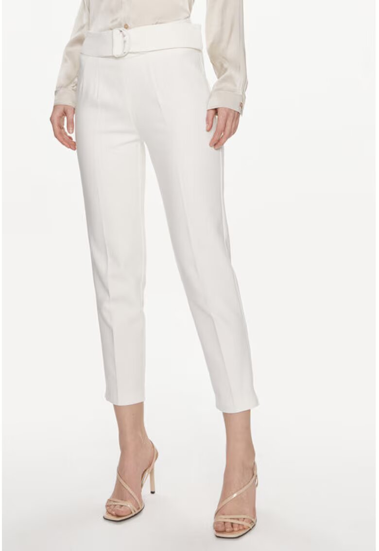 Morgan Pantaloni dama - 303917647 - Bumbac/Poliester - Bej - Bej