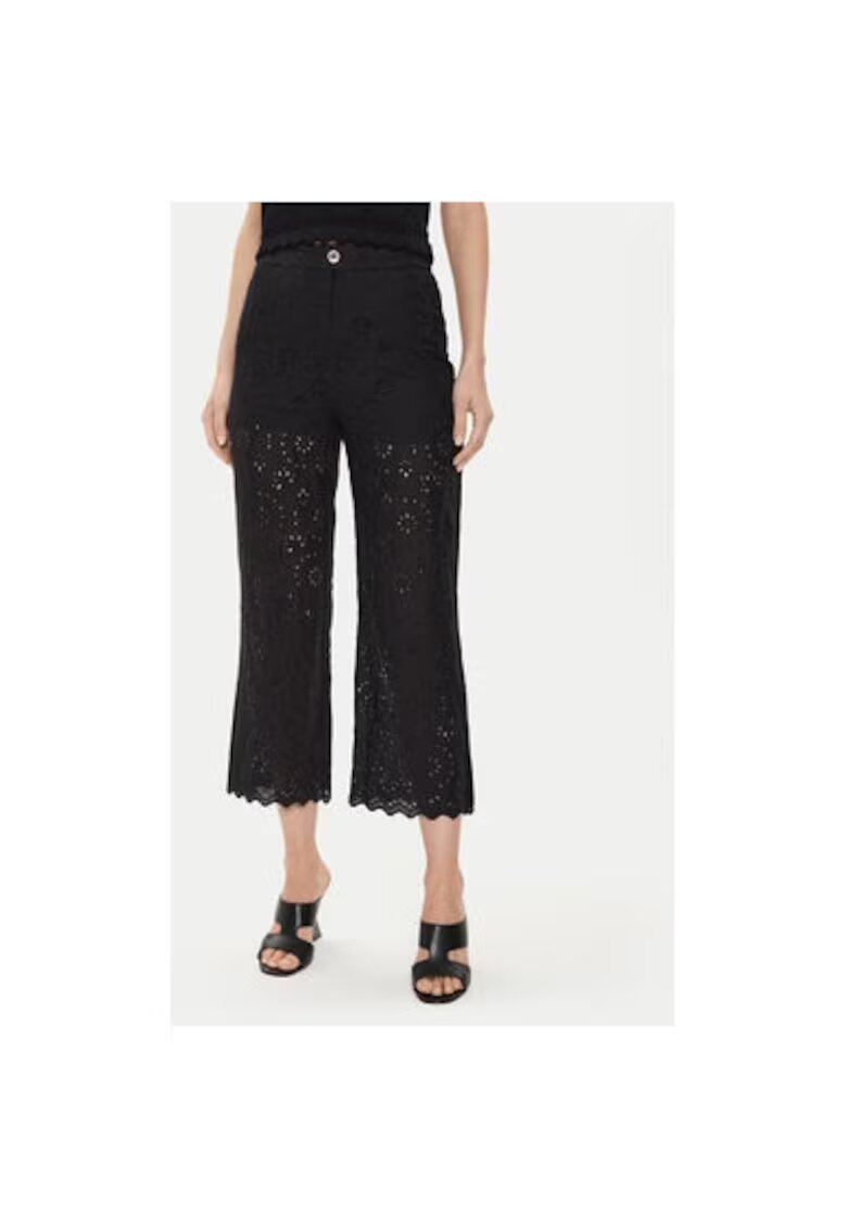 Morgan Pantaloni dama - 303920081 - Viscoza - Negru - Negru