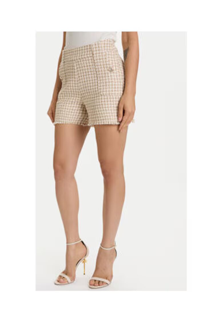 Morgan Pantaloni scurti dama - bej - 67% bumbac - material textil