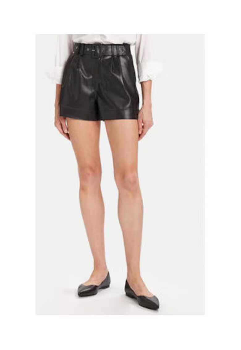 Morgan Pantaloni scurti - negru - 100% imitatie de piele