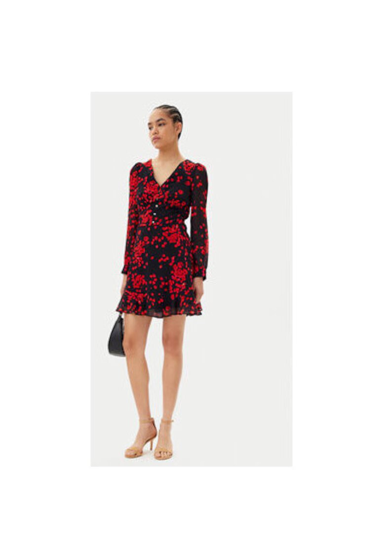 Morgan Rochie dama 251-RCRUSH.F - Poliester - Negru - Negru