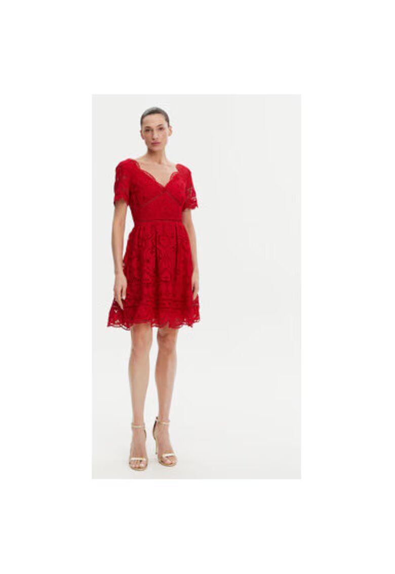 Morgan Rochie dama 251-ROMBRE - Poliester -Rosu - Rosu