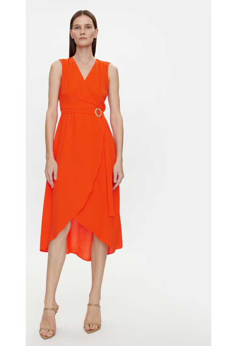 Morgan Rochie dama - 303917814 - Poliester - Portocaliu - Portocaliu