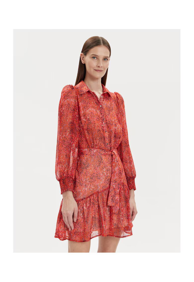 Morgan Rochie dama - 303917821 - Poliester - Portocaliu - Portocaliu