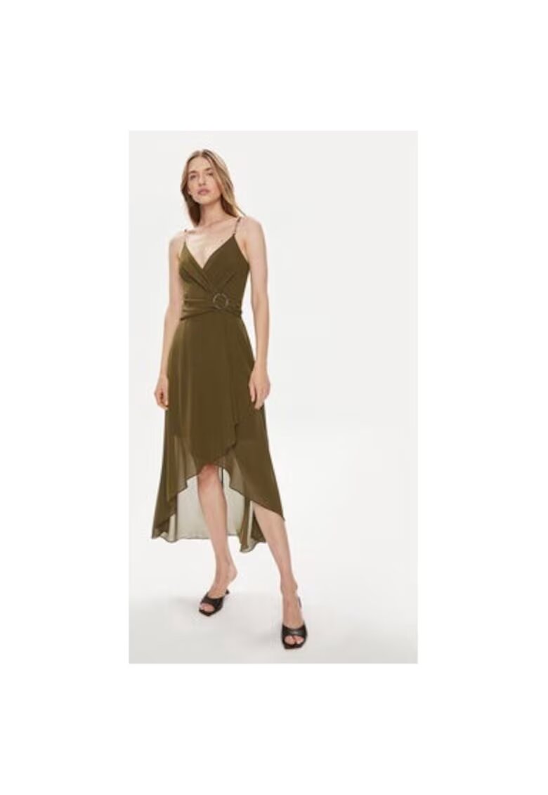 Morgan Rochie dama - 303918880 - Poliester reciclat/Poliester - Maro - Maro
