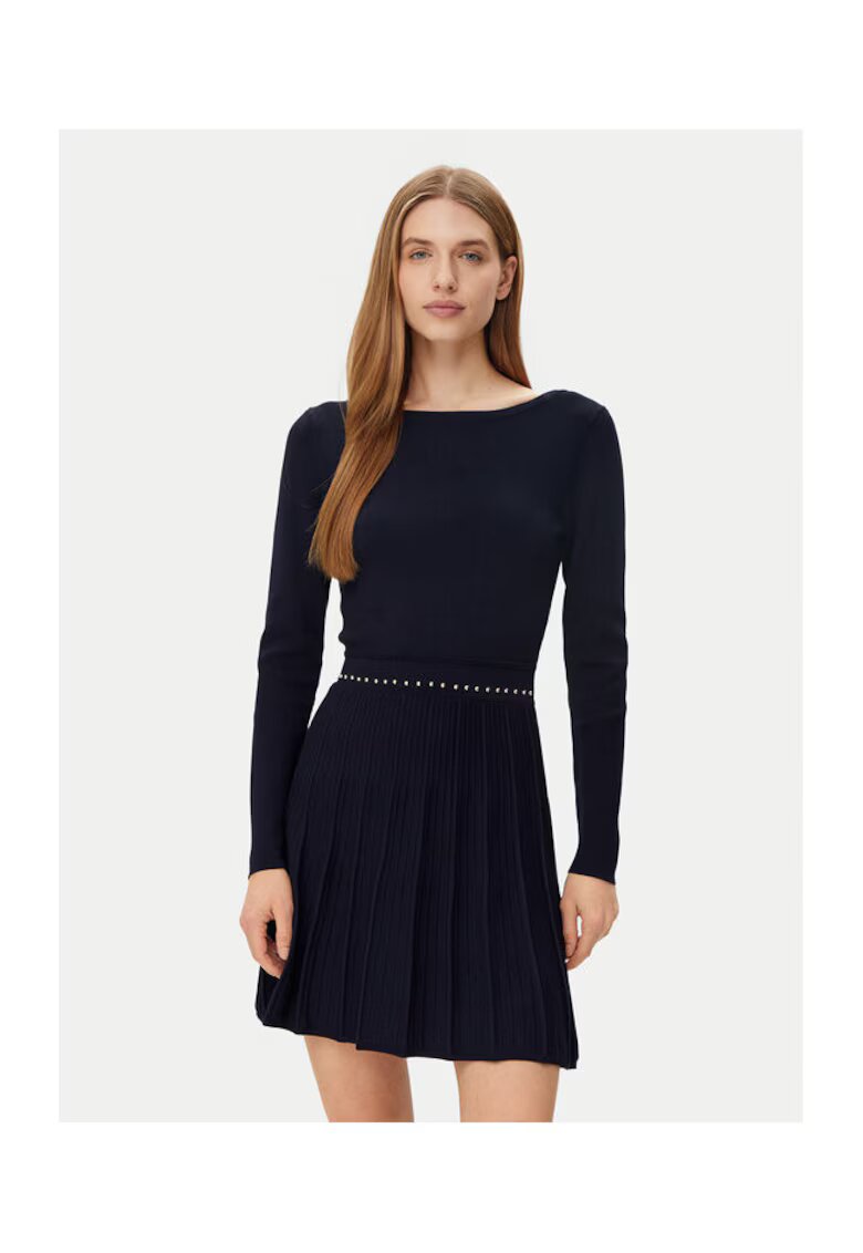 Morgan Rochie dama - 305253453 - Viscoza/Poliamida - Albastru - Albastru