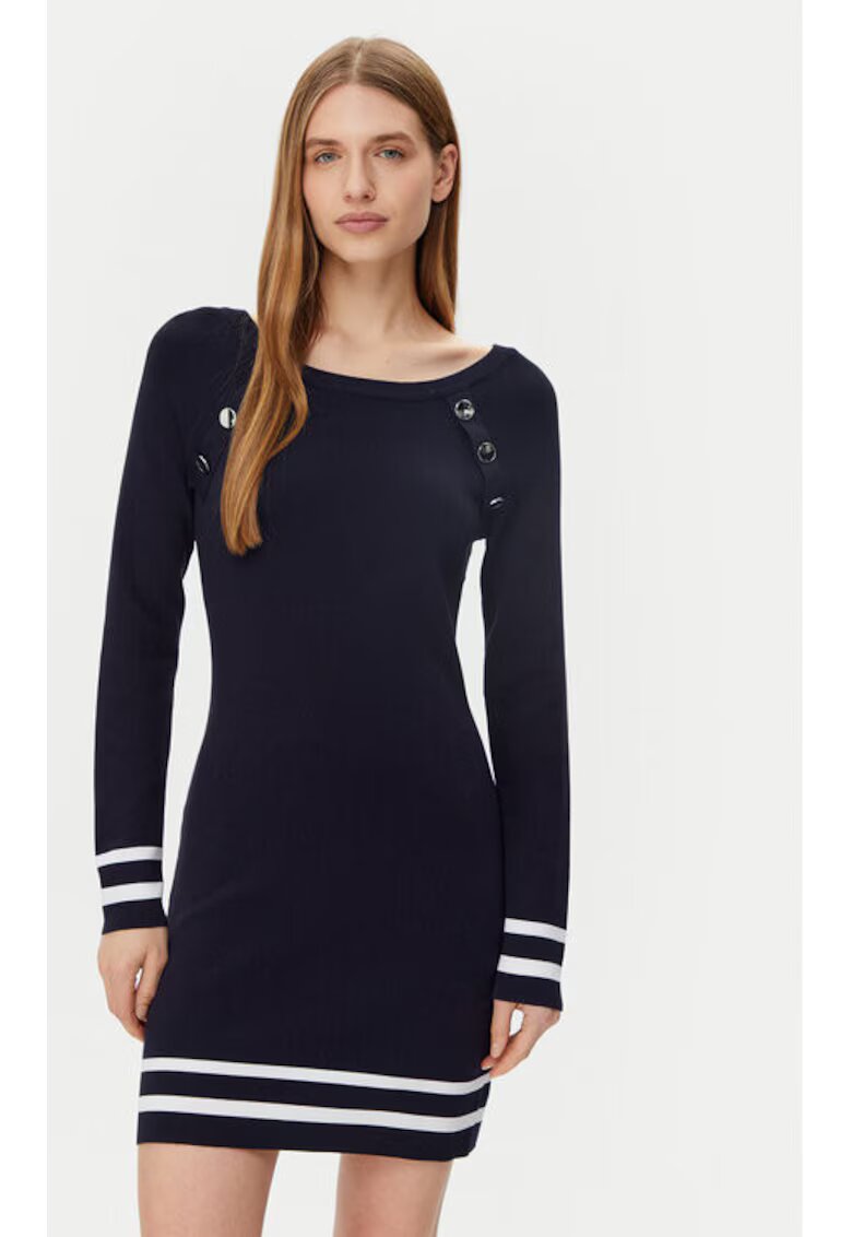 Morgan Rochie dama - 305253514 - Viscoza/Poliamida - Albastru - Albastru