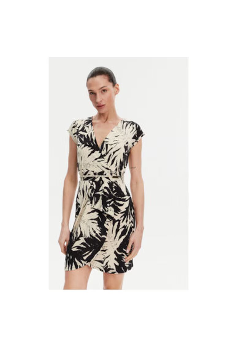 Morgan Rochie de vara dama 251-RAROSA - Negru/Bej