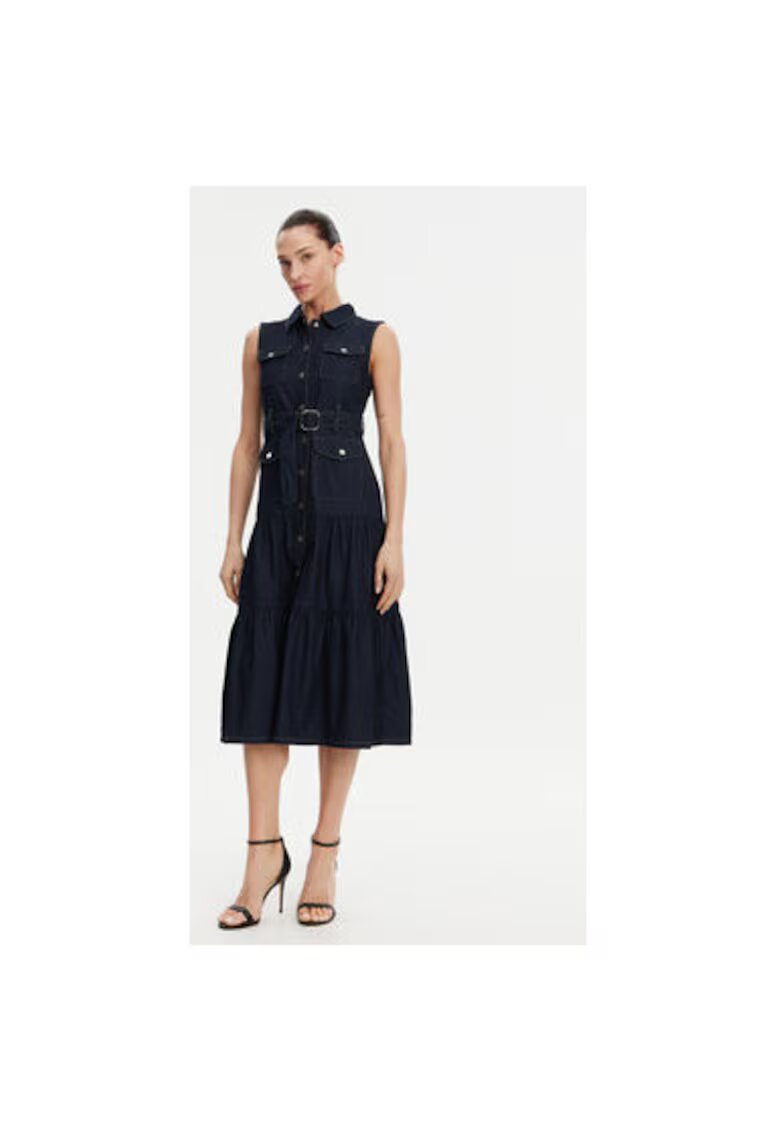 Morgan Rochie din denim dama 251-RNAUTICA - Sintetic - Bleumarin - Bleumarin