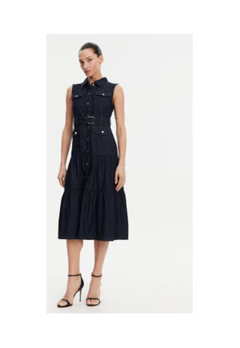 Morgan Rochie model RNAUTICA 305 - bumbac - albastru marin
