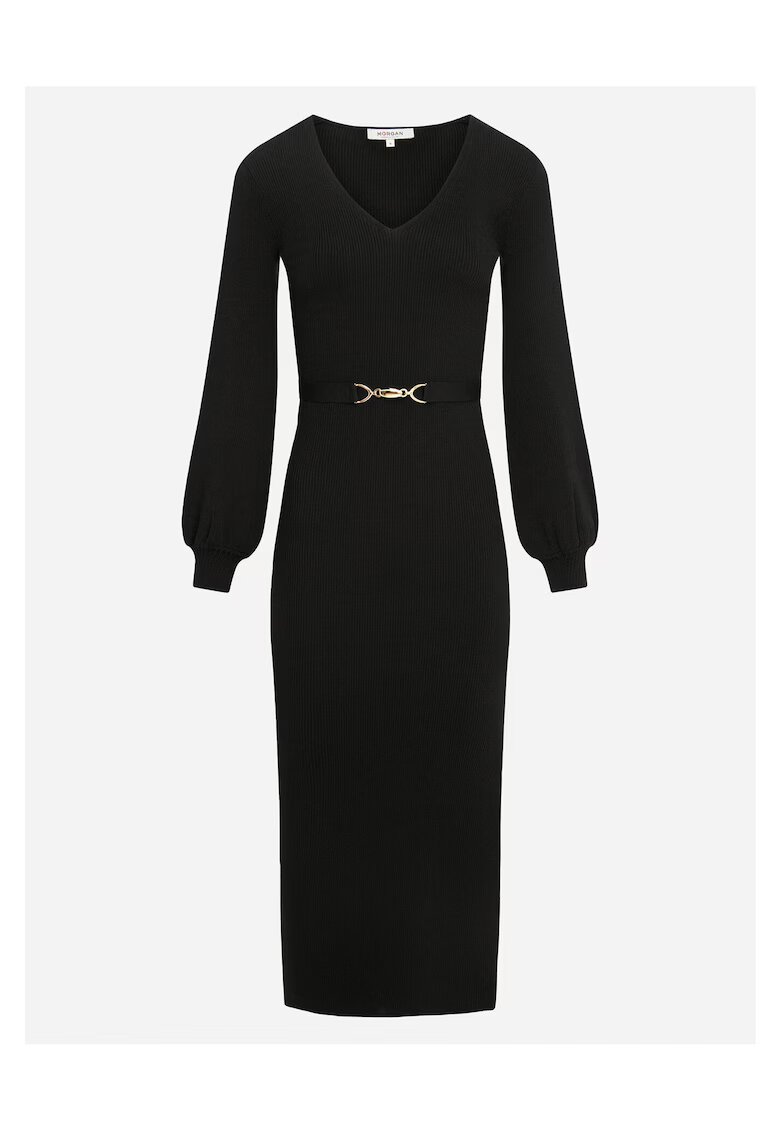 Morgan Rochie tricotata - neagra - femei