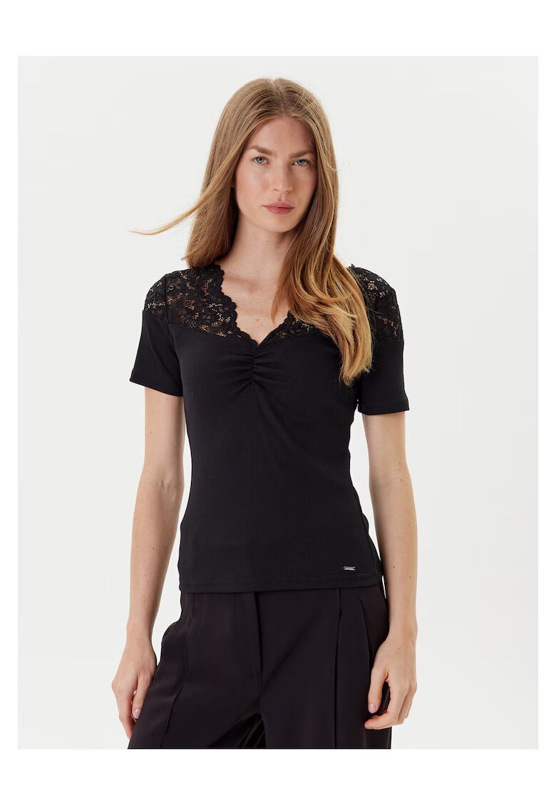 Morgan Top dama - 251-DELI - negru