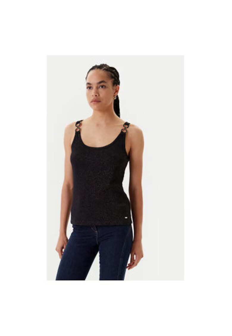 Morgan Top dama 251-DIDONI - Viscoza/Poliester - Negru - Negru