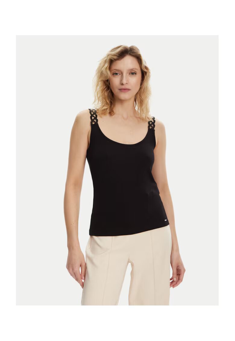 Morgan Top dama 251-DOUBI - Viscoza - Negru - Negru