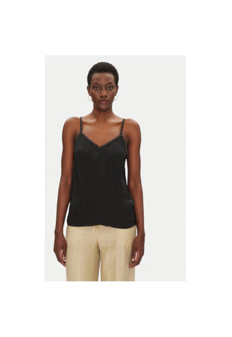 Morgan Top dama 251-OSTUD - Poliester - Negru