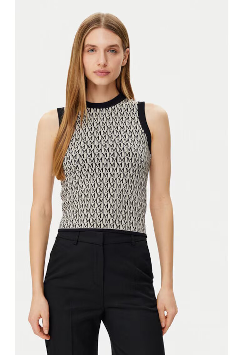 Morgan Top dama - 305253156 - Viscoza/Poliamida - Negru - Negru