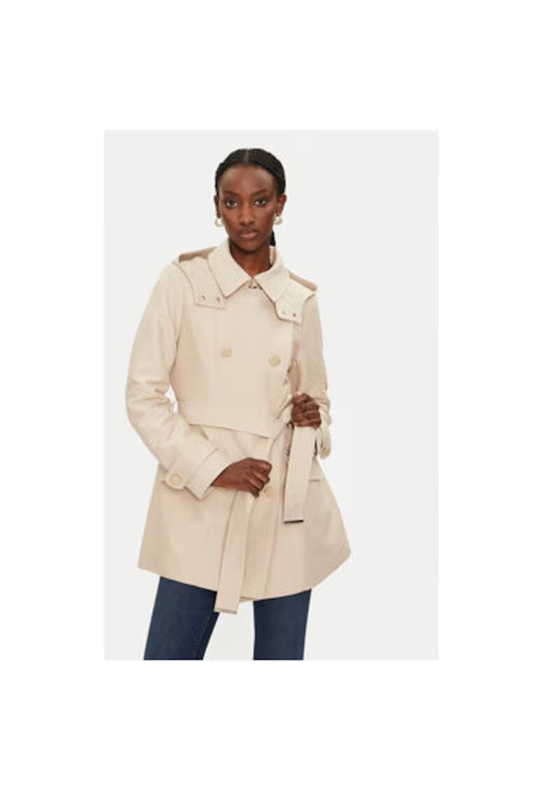 Morgan Trench dama - 304479533 - Poliester/Bumbac - Bej - Bej