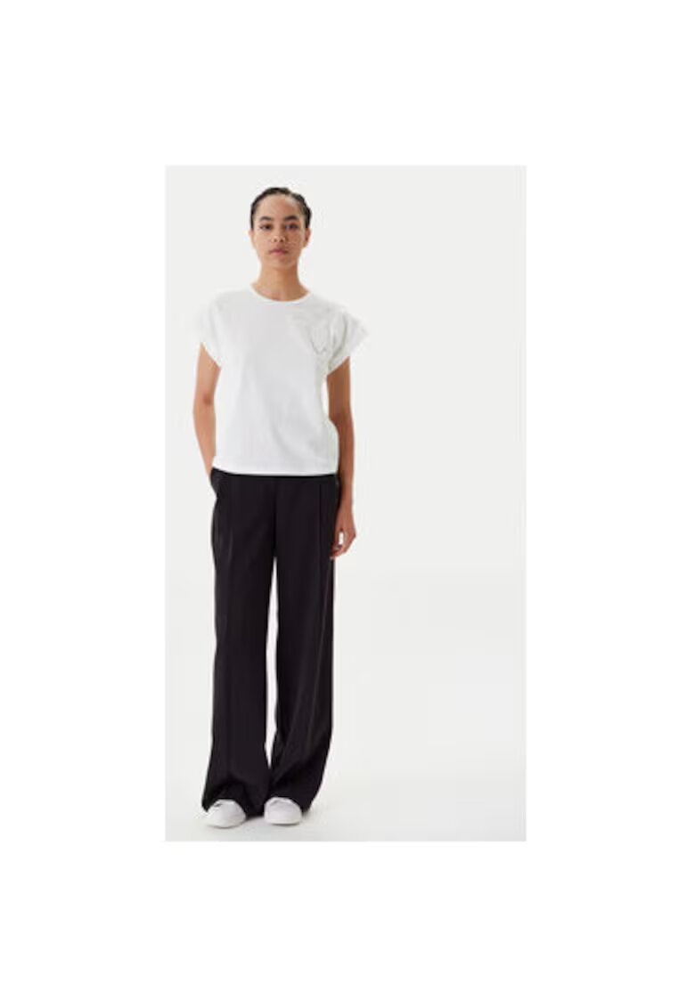 Morgan Tricou dama 251-DABANA - Bumbac/Poliester - Alb - Alb