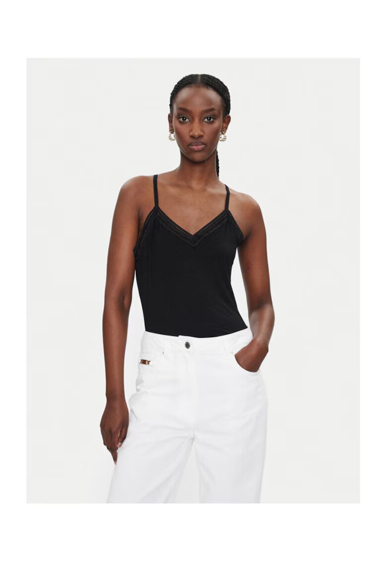 Morgan Tricou dama - 304480232 - Viscoza - Negru - Negru
