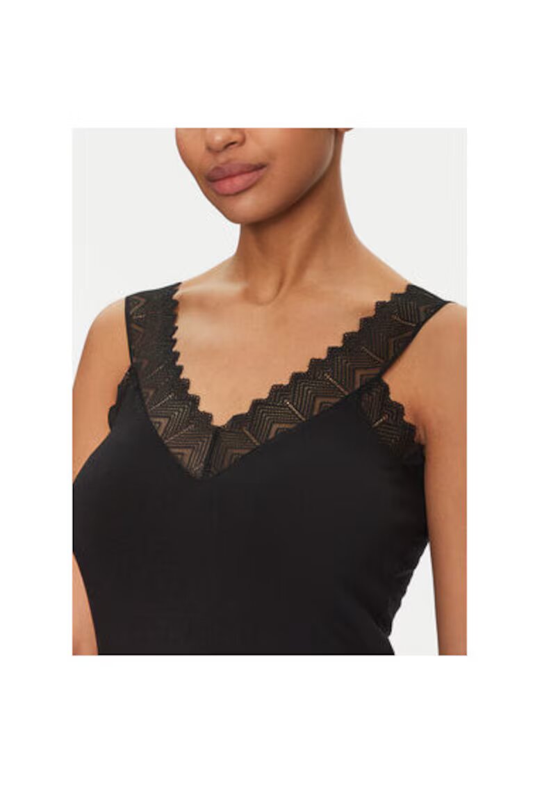 Morgan Tricou dama - 305252913 - Viscoza - Negru - Negru