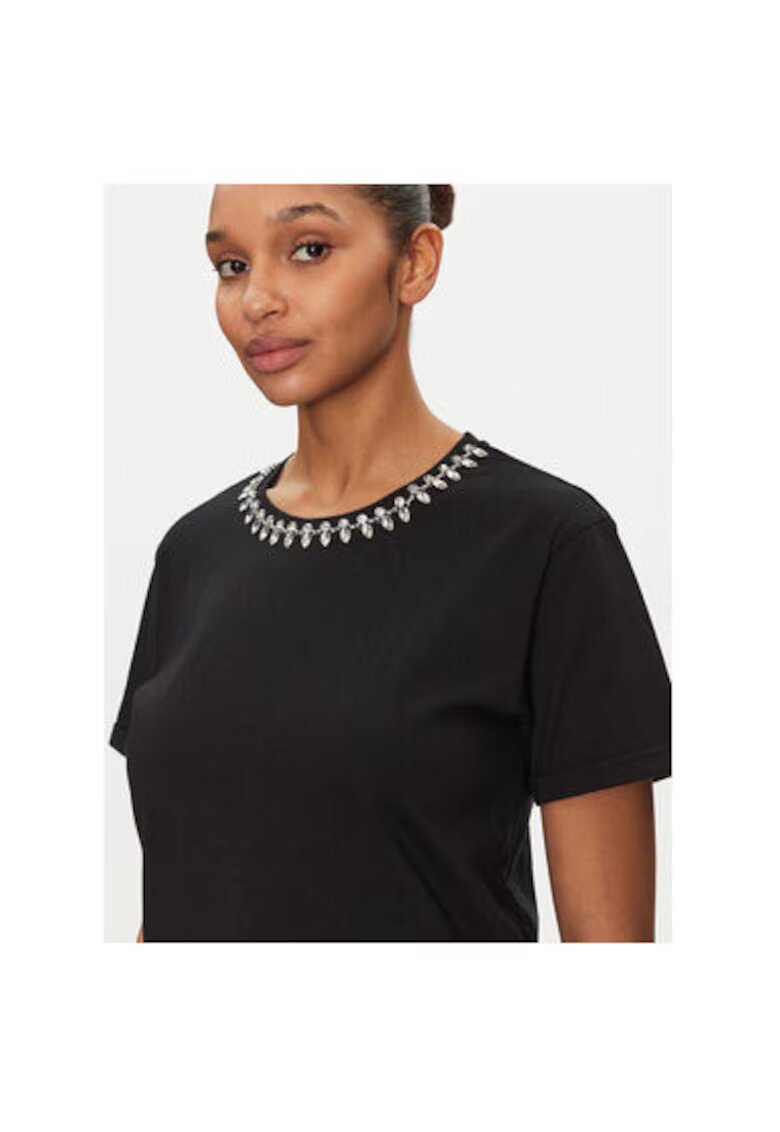 Morgan Tricou dama - 305252920 - Bumbac - Negru - Negru