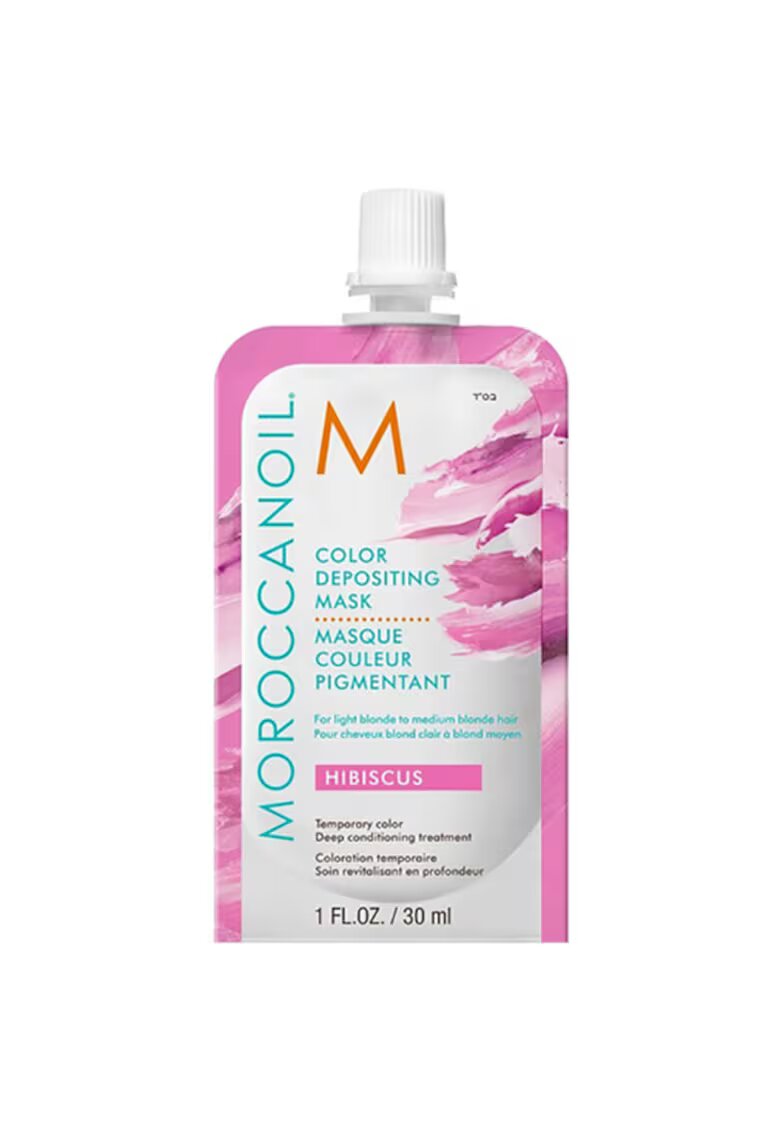 Moroccanoil Masca de par nuantatoare Hibiscus pentru par blond - 30 ml