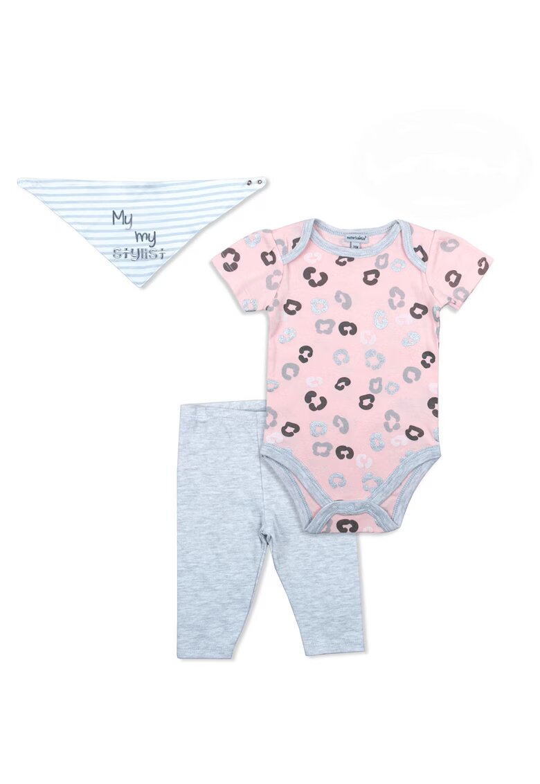 Mothers Choice Set 3 piese pentru fetite - My Stylist - - Gri/Roz