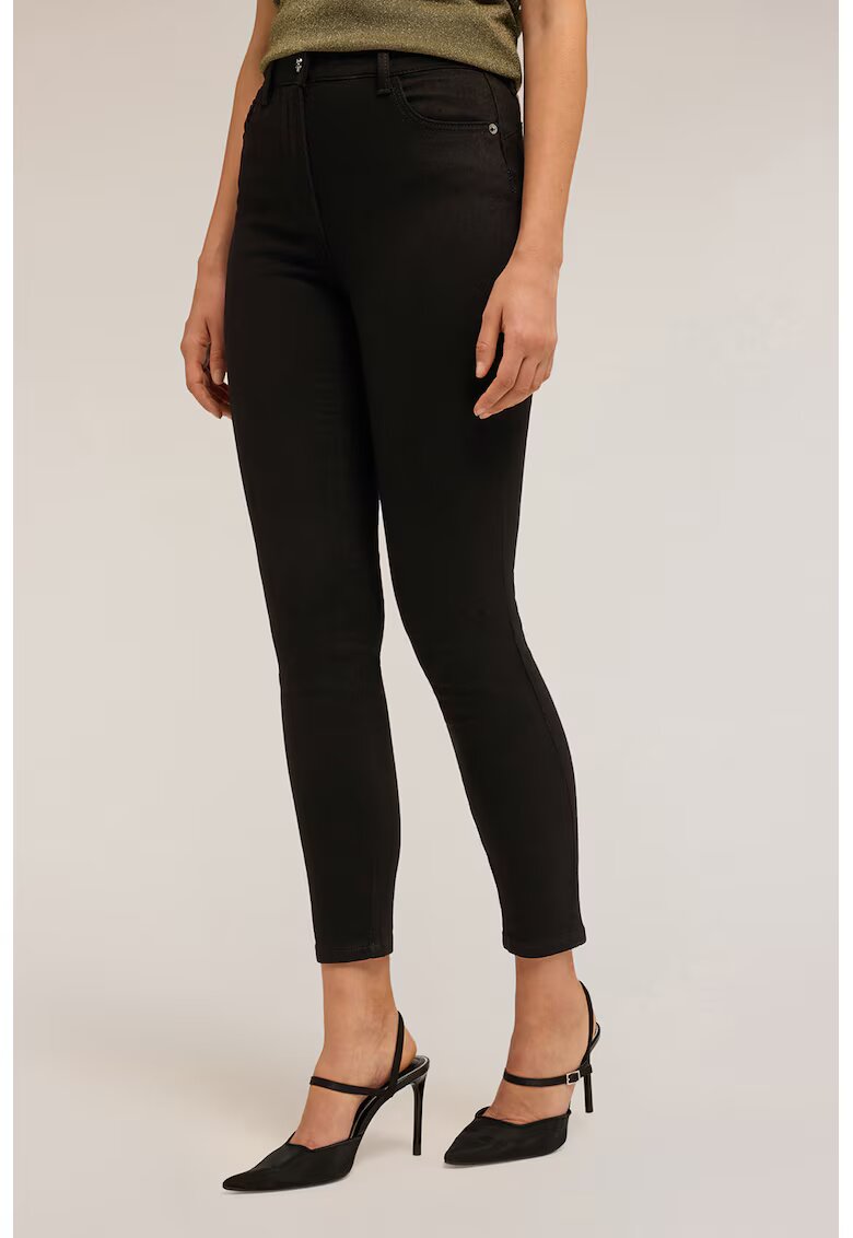 Motivi Blugi skinny cu talie inalta - Negru