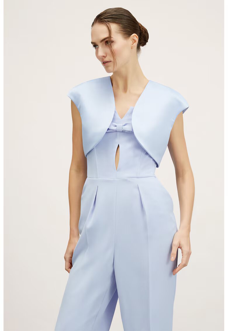 Motivi Sacou uni crop - Albastru deschis