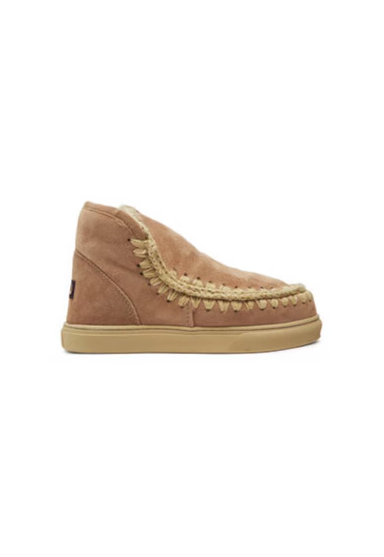 Mou Cizme de iarna dama FW111000A - Piele naturala - Bej