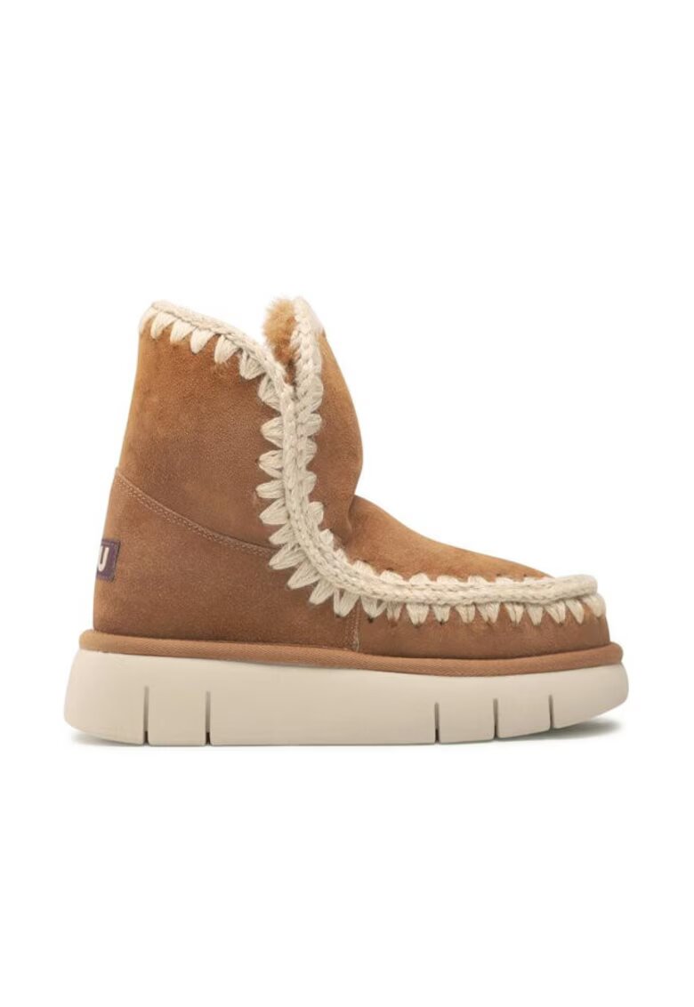 Mou Ghete dama 301542285 - Piele naturala - Maro - Maro