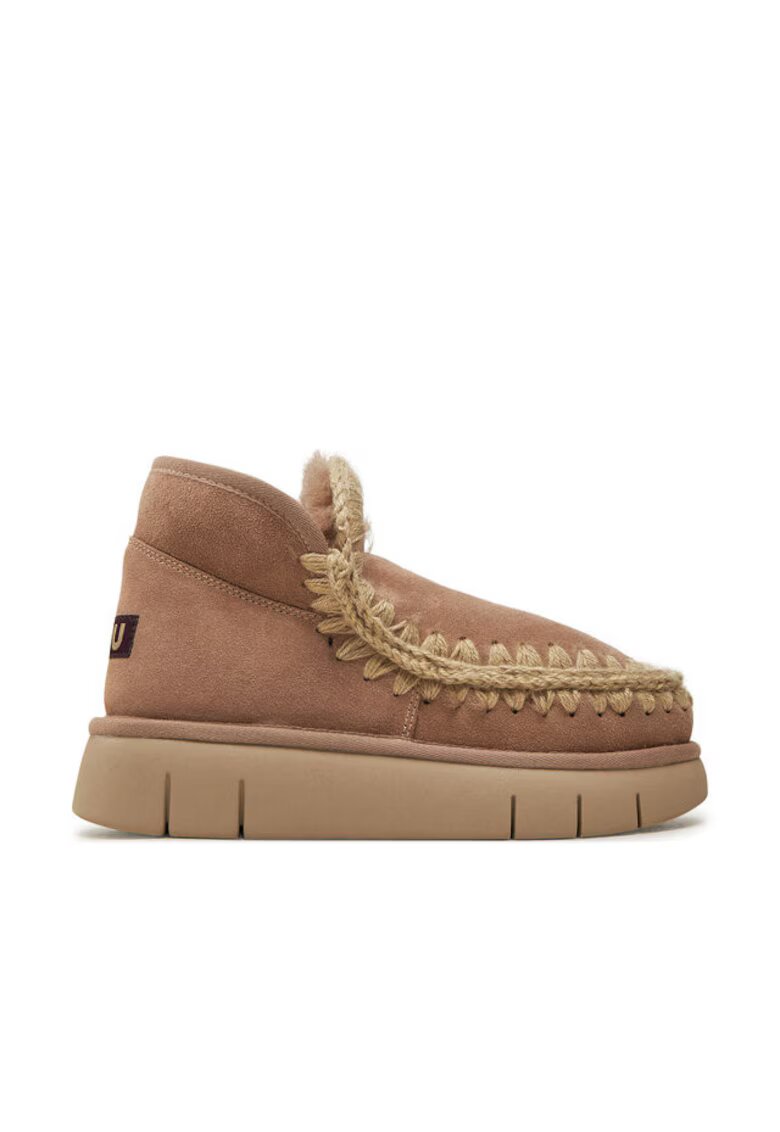 Mou Ghete dama 304507915 - Piele naturala - Bej - Bej