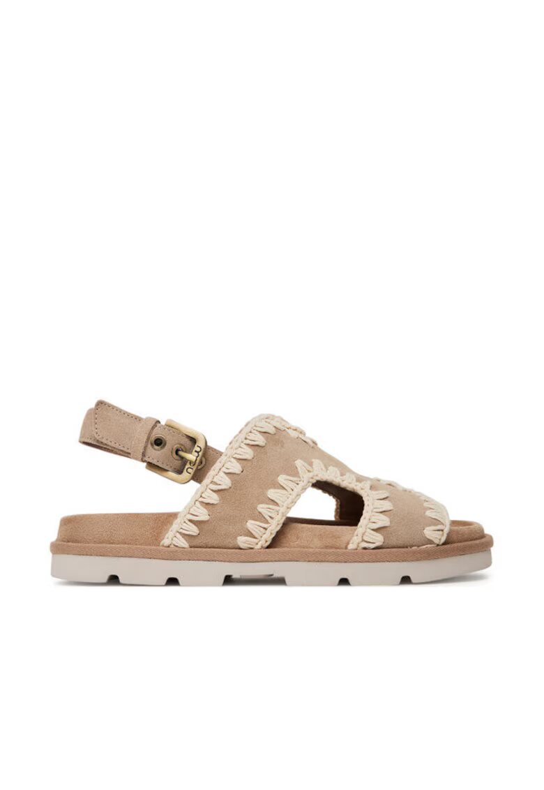 Mou Sandale dama - MU.SW631006A - Piele naturala - Roz - Roz