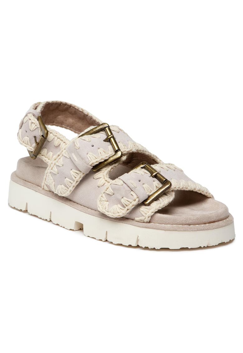 Mou Sandale dama - SW461003A - Piele naturala - Gri - Gri