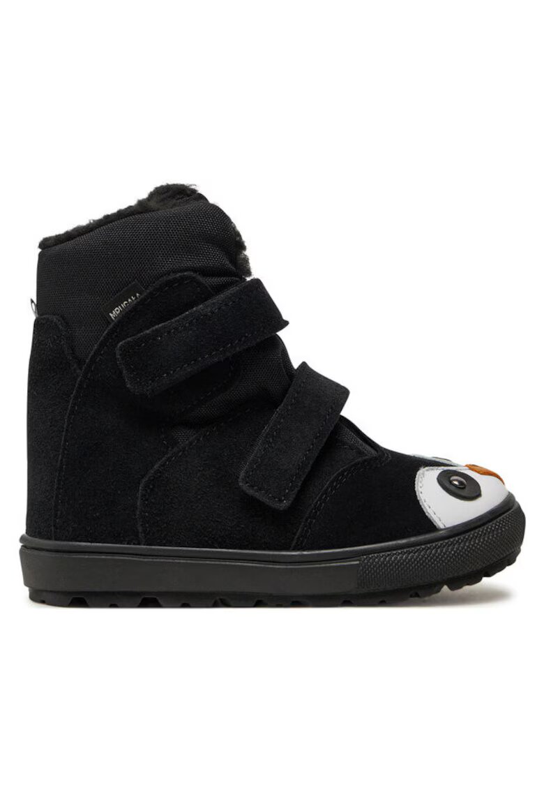 Mrugala Cizme baieti 304294327 - Piele naturala - Negru - Negru