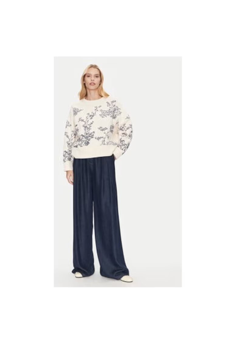 Munthe Bluza dama - 304892882 - Bumbac organic - Bej - Bej