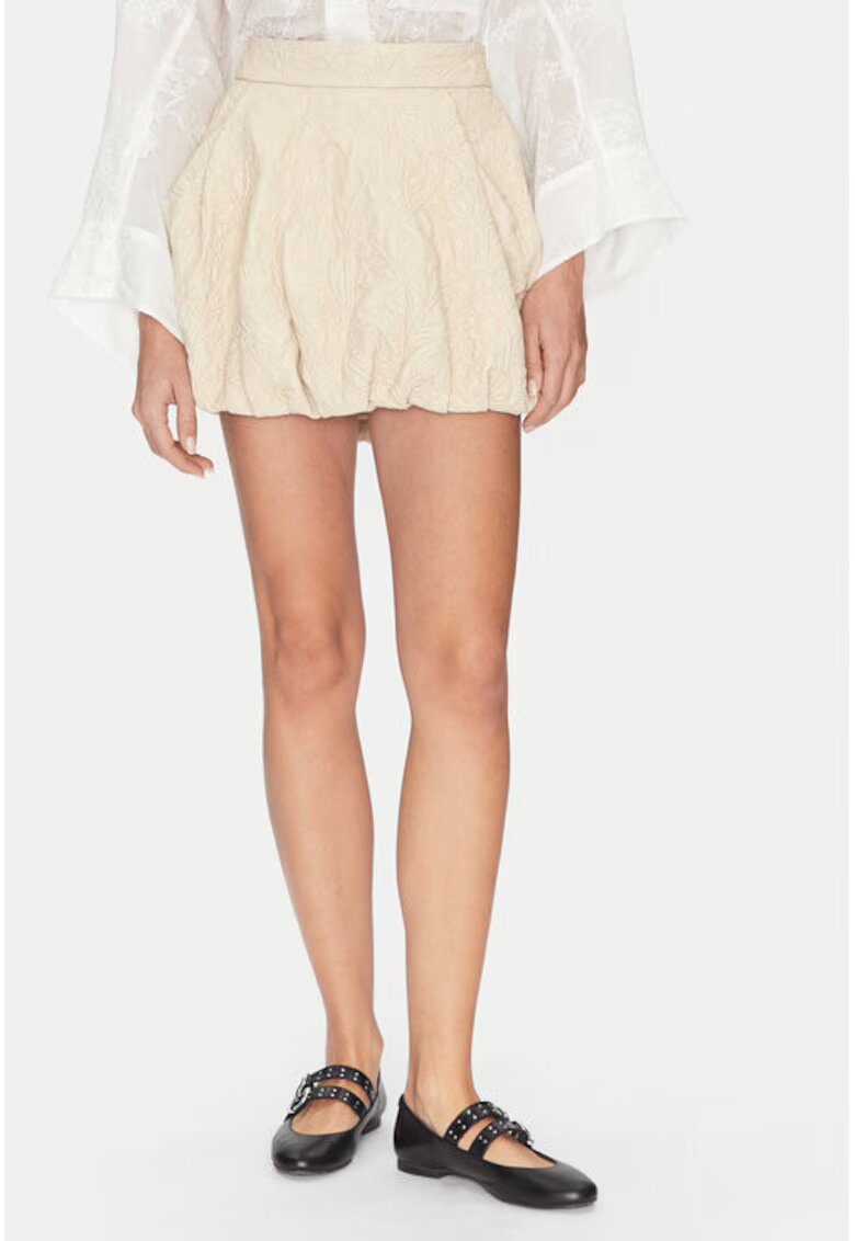 Munthe Fusta dama - 304892905 - Piele naturala - Bej - Bej