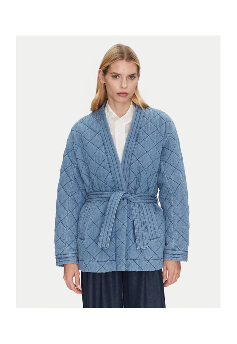 Munthe Geaca dama - 304893070 - Bumbac/Tencel - Albastru - Albastru