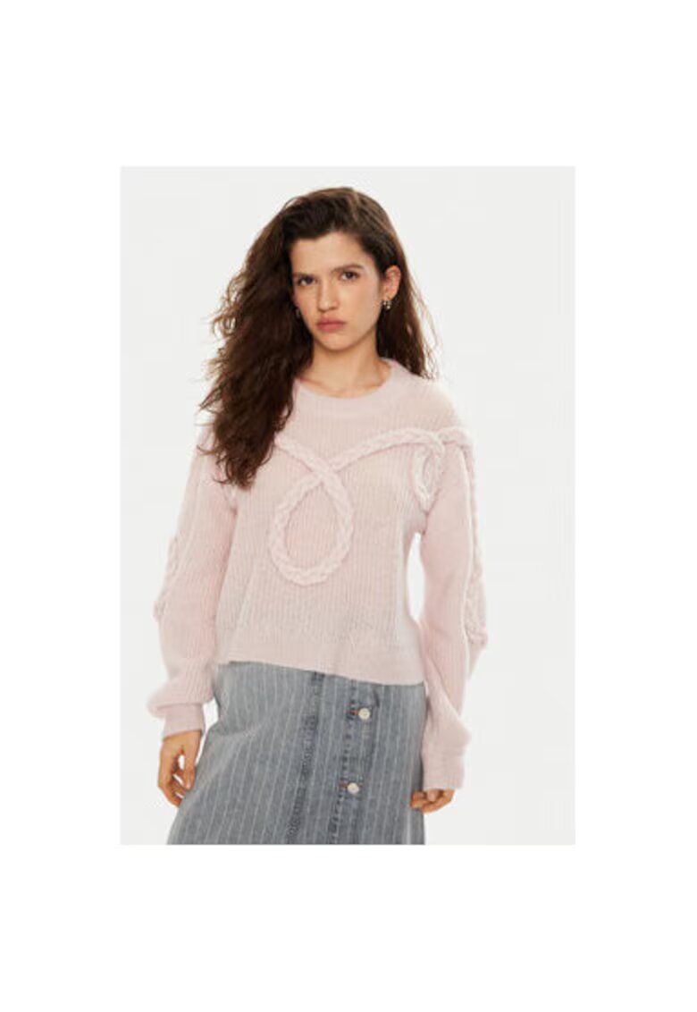 Munthe Pulover dama - 304891298 - Lana/Poliamida/Lana Alpaca - Roz - Roz