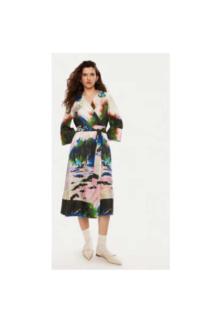 Munthe Rochie dama - 304891335 - Matase - Multicolor - Multicolor