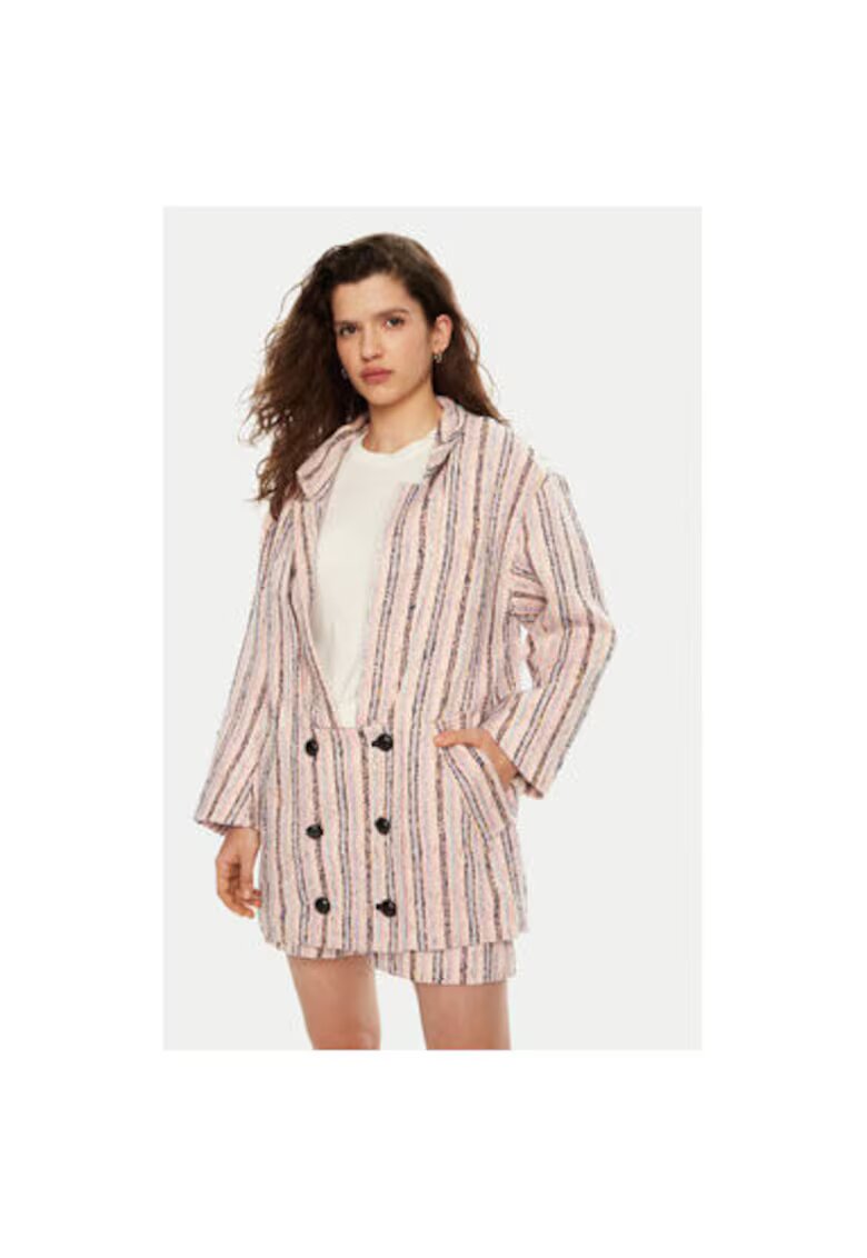 Munthe Sacou dama - 304891281 - Poliester/Lana/Bumbac - Roz - Roz
